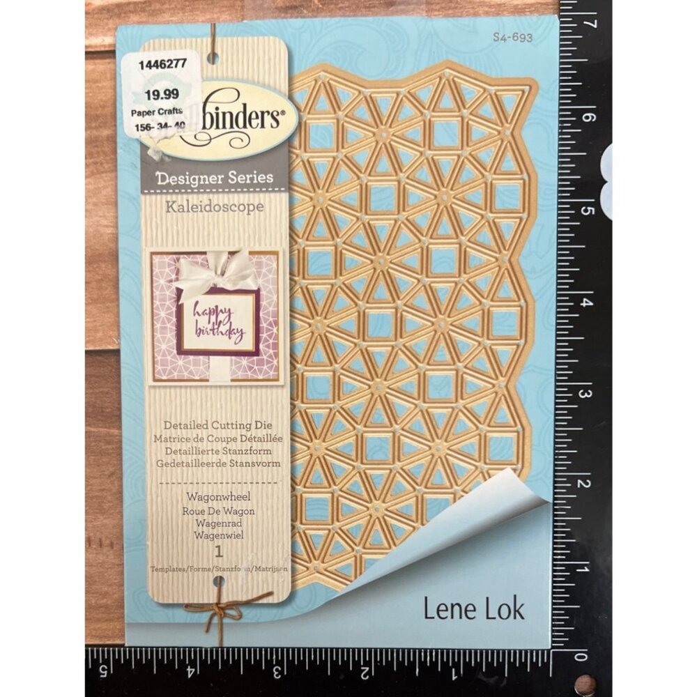 Spellbinders Designer Series Wagonwheel Lene Lok Cutting Die S4-693